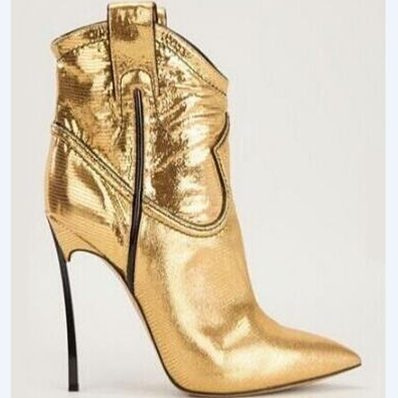 Silver Gold Patent Leather Bla - Women'S Shoes Size 12 ulasan dan harga