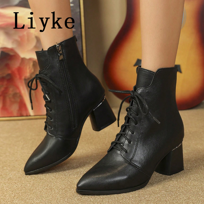 Liyke High Quality Cozy Leathe - Women'S Shoes Chelsea ulasan dan harga