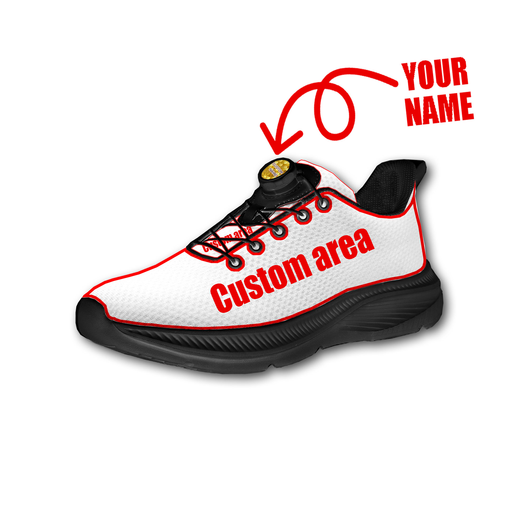 Custom Walking Shoes Men Woman - Women Shoes Name ulasan dan harga