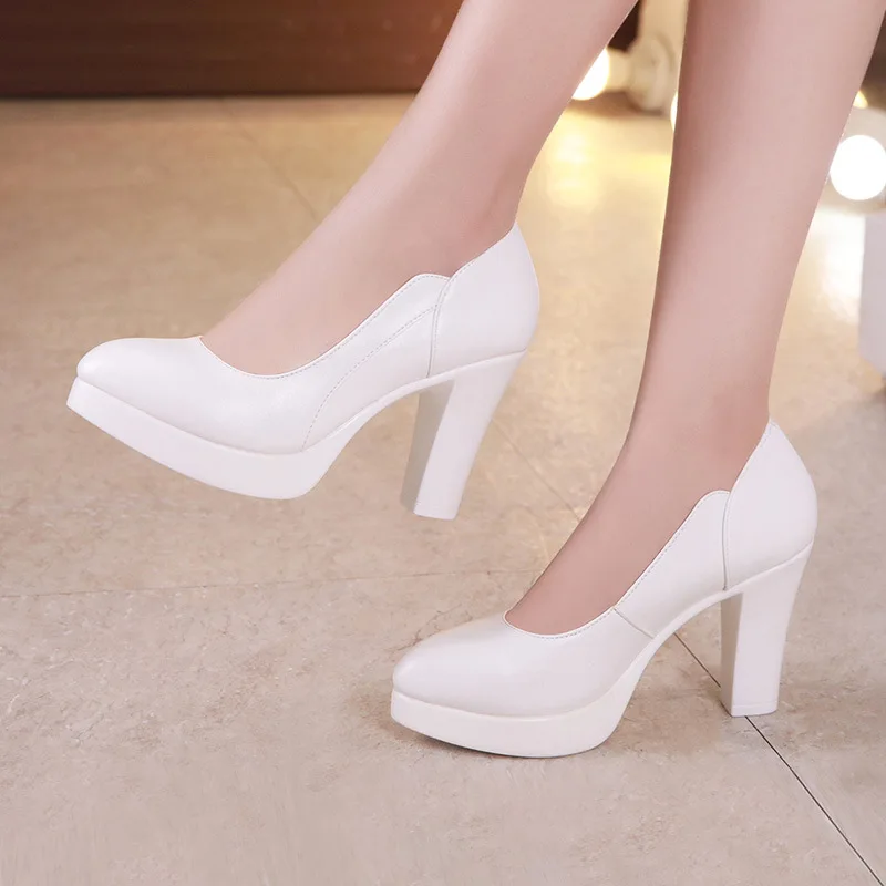 5cm 8cm Small Big Size 32-43 E - Court Heel Pointed ulasan dan harga