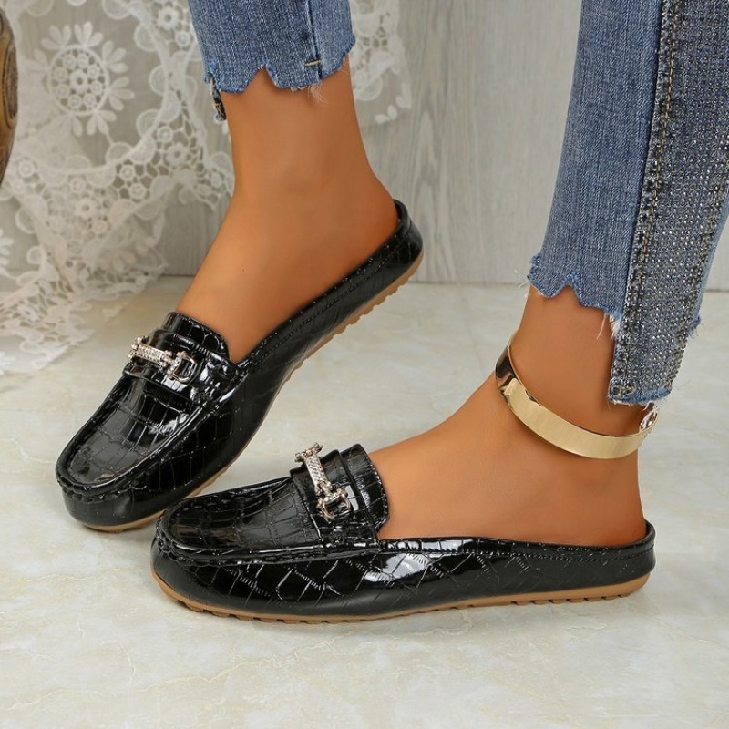 Women's Flat Mules Backless Lo - Women'S Shoes Crocs ulasan dan harga
