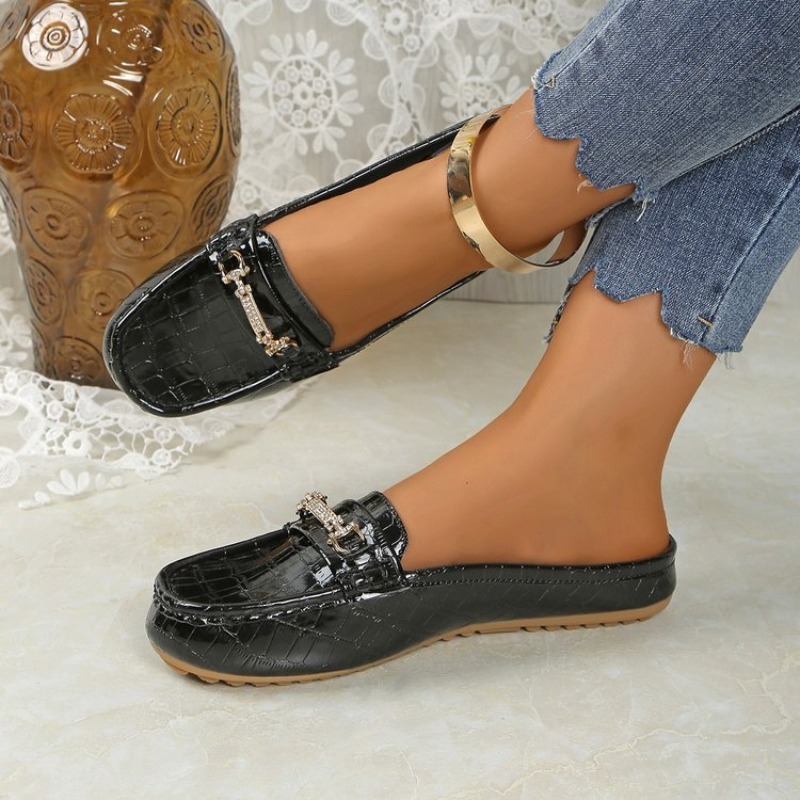 Women's Flat Mules Backless Lo - Women'S Shoes Crocs ulasan dan harga