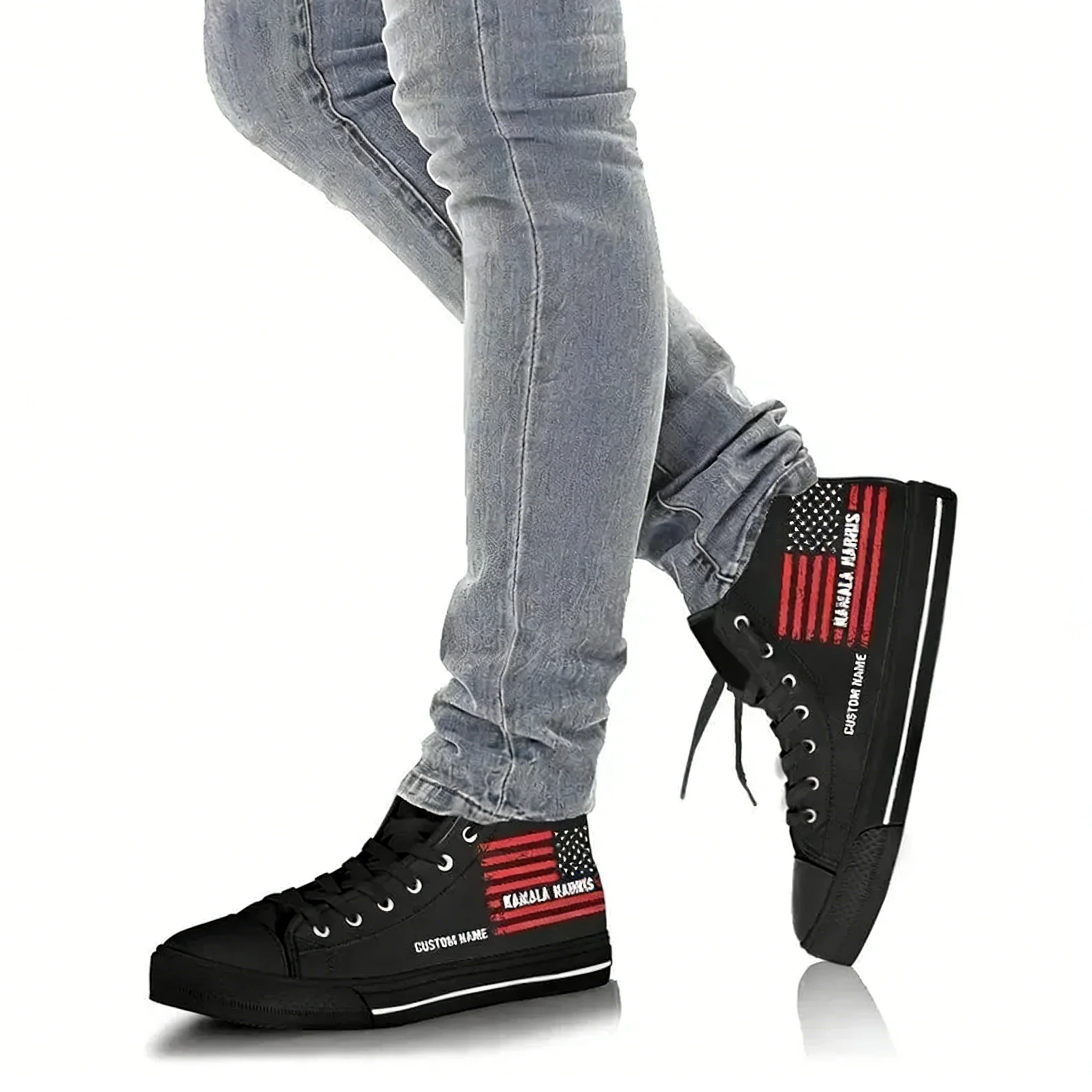 Elections Custom Name High Top - Women Shoes Name ulasan dan harga