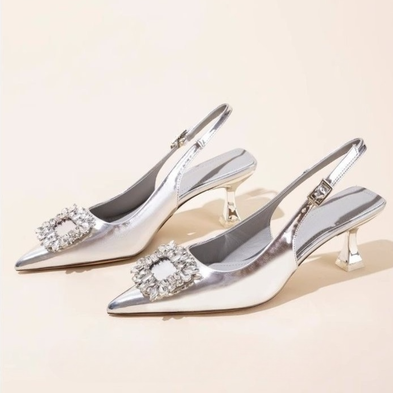 Summer Women Sandals New Women - Strappy Heeled Sandals ulasan dan harga