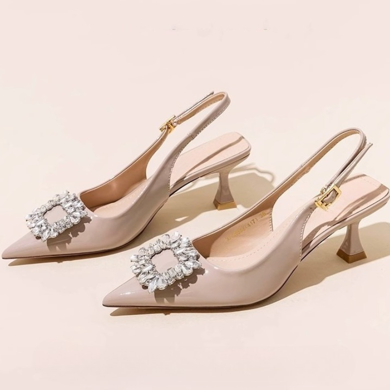 Summer Women Sandals New Women - Strappy Heeled Sandals ulasan dan harga