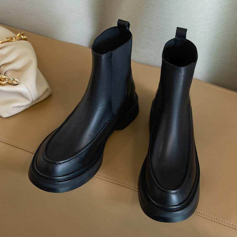 Hot Genuine Leather Women's Bo - Women'S Shoes Chelsea ulasan dan harga