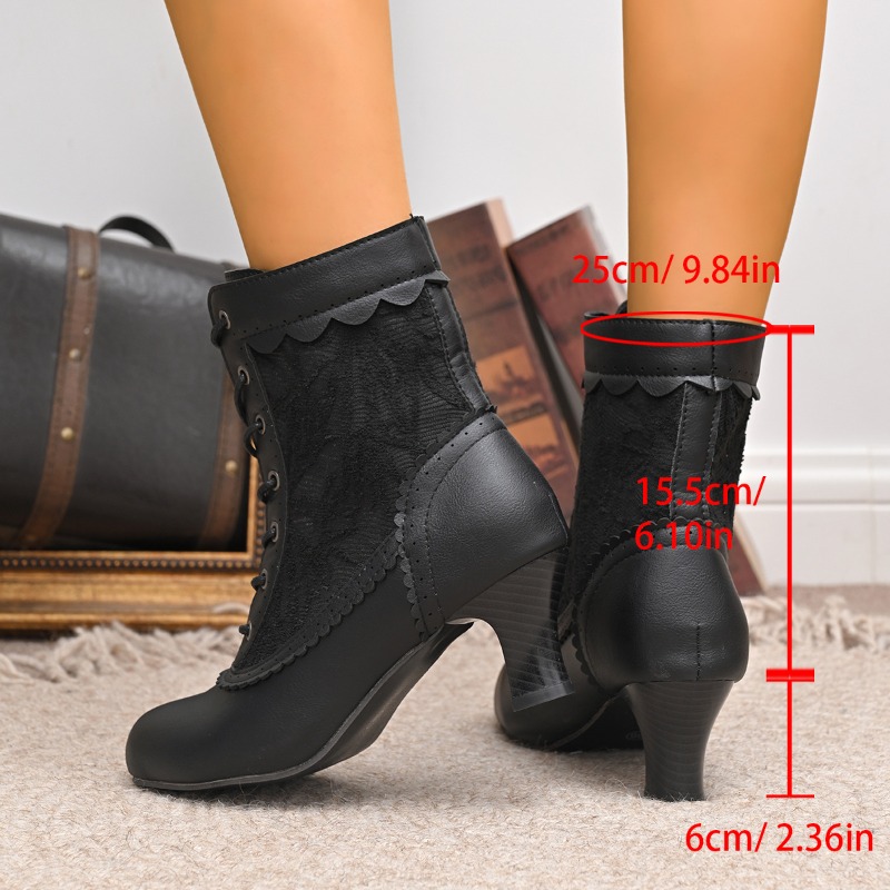 Women Closed Toe Med Heel Lace - Court Heel Pointed ulasan dan harga