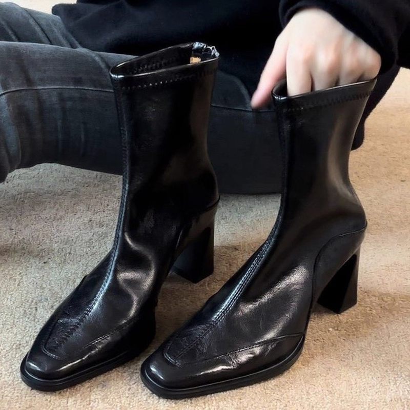 High Heels Women’s Ankle Boots - Women'S Shoes Chelsea ulasan dan harga