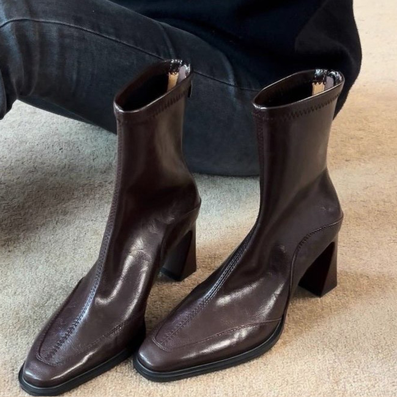 High Heels Women’s Ankle Boots - Women'S Shoes Chelsea ulasan dan harga