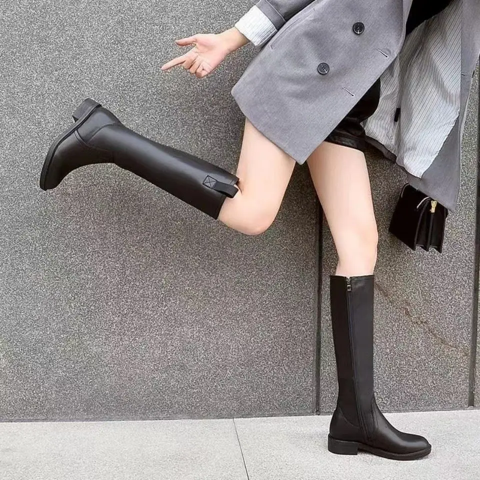 Autumn Winter Fleece-Lined Bla - Women Shoes Waterproof ulasan dan harga