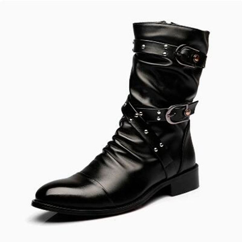 Fashion Men's Leather High Qua - Women'S Shoes Chelsea ulasan dan harga