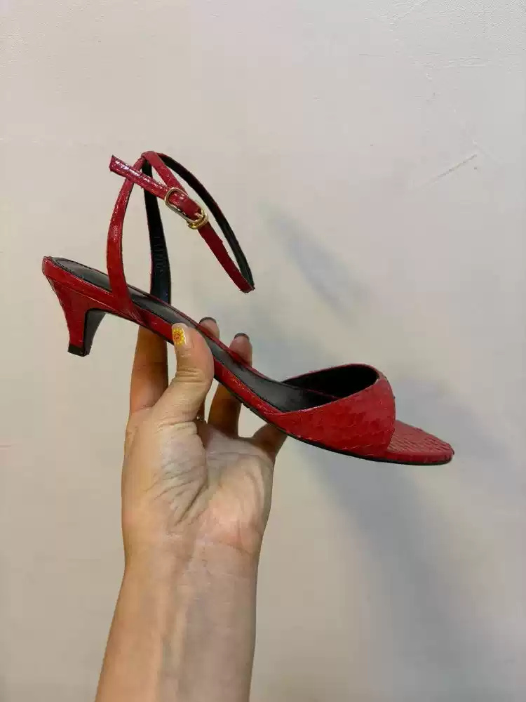 Women's Red Patent Leather Ope - Women'S Shoes Crocs ulasan dan harga