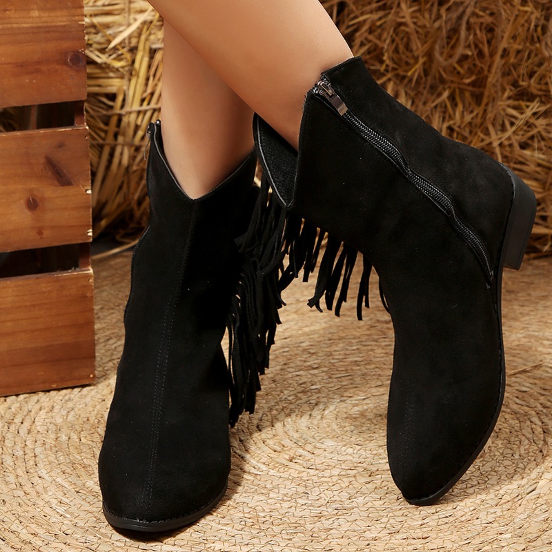Women's Retro Fringe Suede Wom - Women'S Shoes Wide Width ulasan dan harga