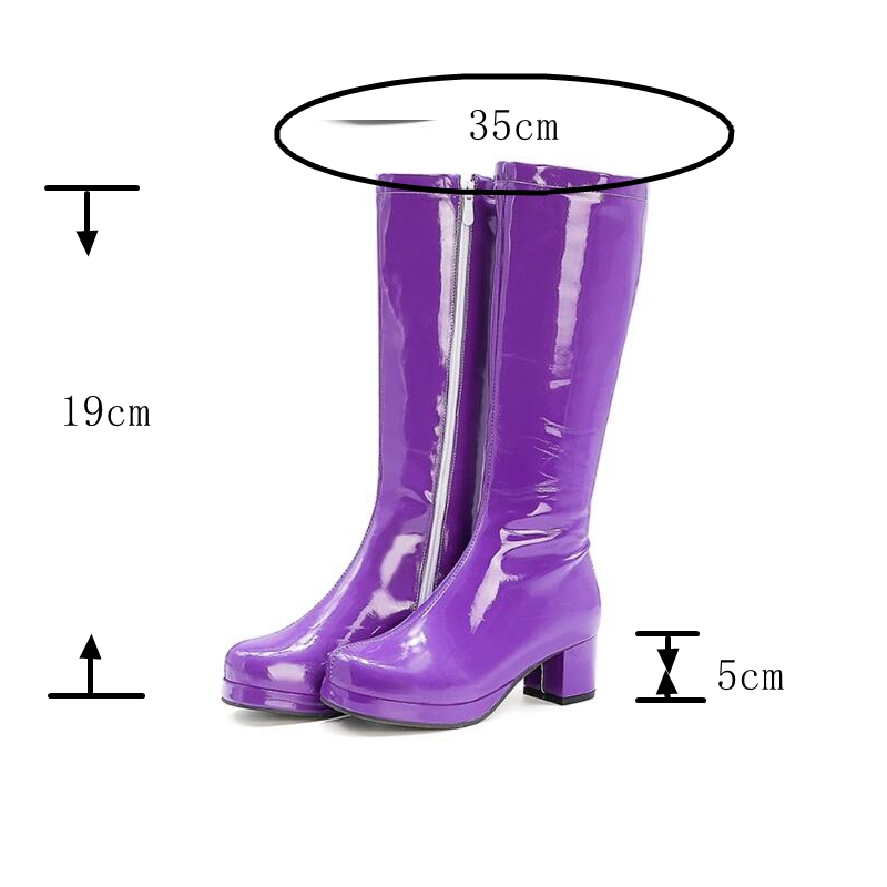 REAVE CAT Autumn Sweet Knee-Hi - High Knee Heel Boots ulasan dan harga